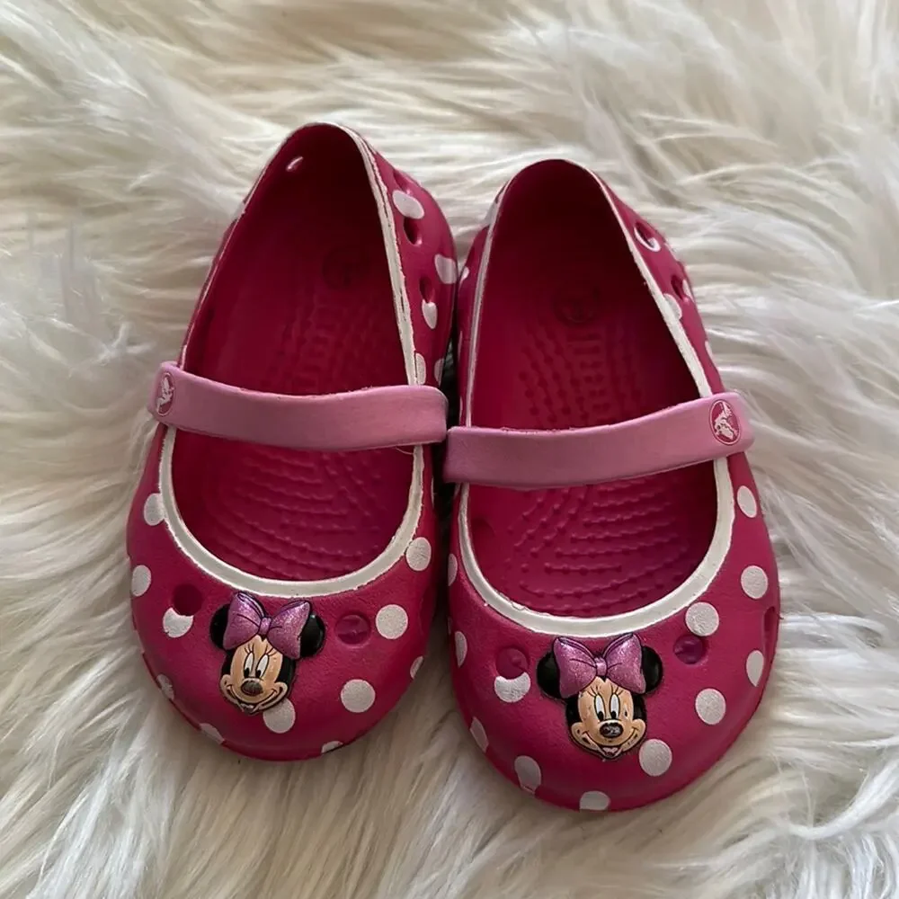 Crocs | Keely Minnie Flats Size 4 (Baby)